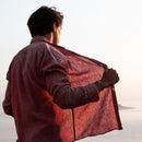 Bracelet Livarde - Damier Bleu Marine Et Blanc