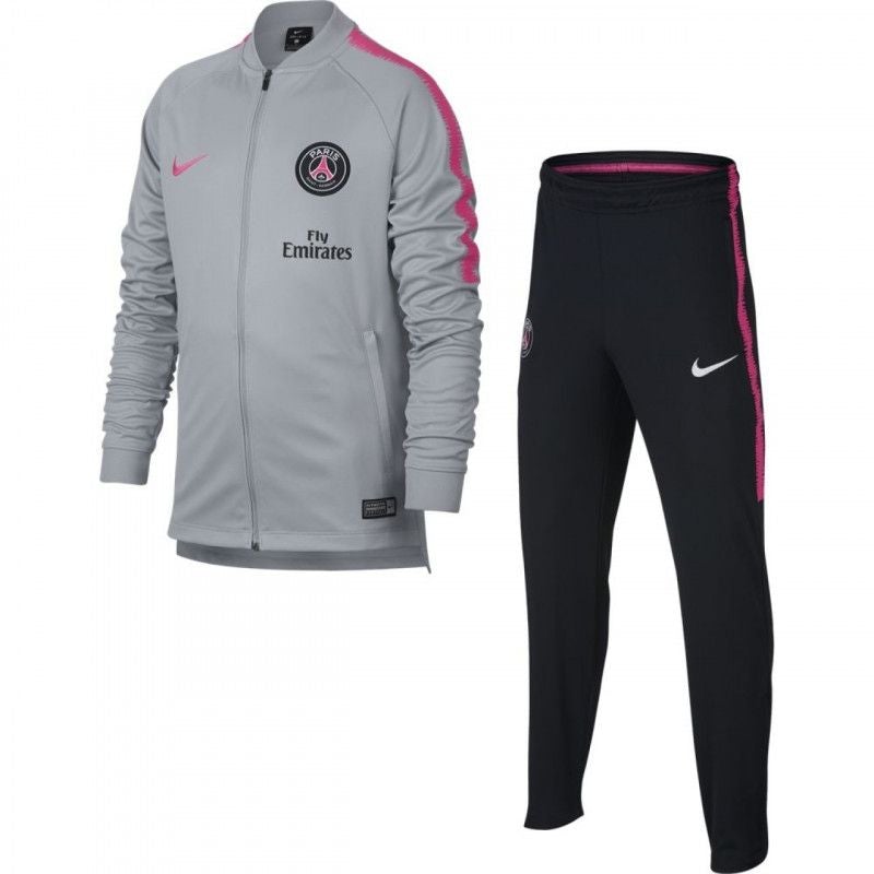 Psg Y Nk Dry Sqd Trk Suit 18/19 - Ensemble Junior Textile - Gris ENSEMBLE JUNIOR TEXTILE Nike