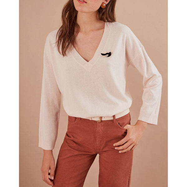 Maglione Abiba - Latte - Des Petits Hauts - The Bradery
