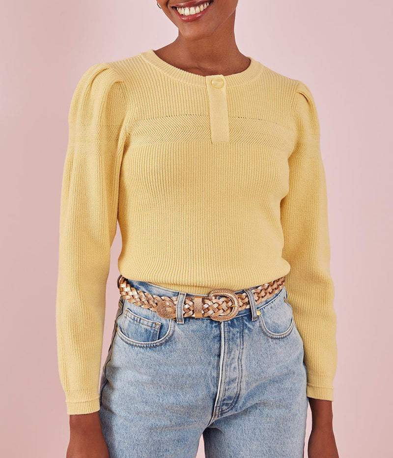 Jersey Ceboulette - Plátano - Des Petits Hauts - The Bradery