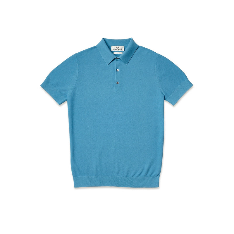 Jersey cuello polo - Azul cielo POLO De Fursac