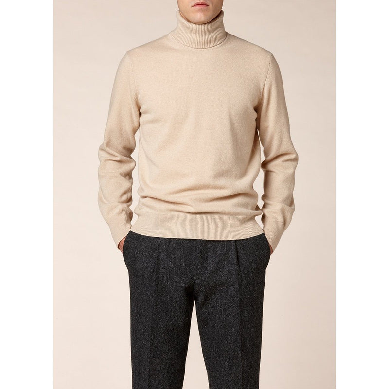 Turtleneck Sweater - Light beige Knitwear & Polos De Fursac