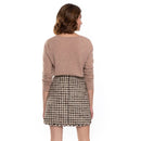 Pull Col V Golspie Camel, 100% Cachemire, 2 Fils, Jersey - Femme - Perfect Cashmere - The Bradery