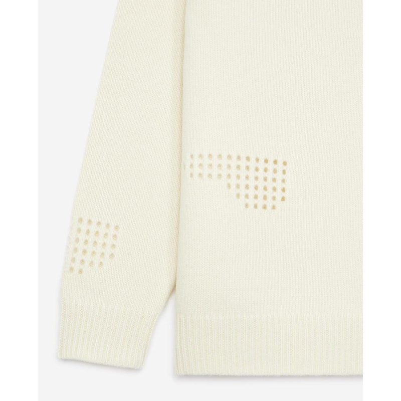Jersey fino de lana crudo con detalle texturizado - Mujer - The Kooples - The Bradery