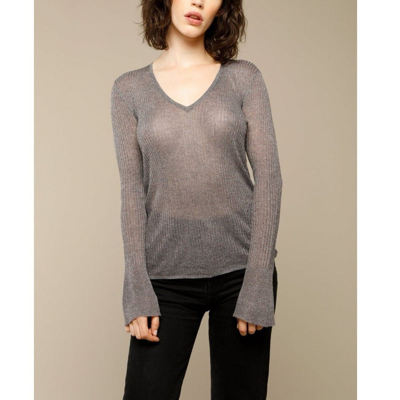 Pull Francoise - Maille Lurex Gris - Rouje* - The Bradery