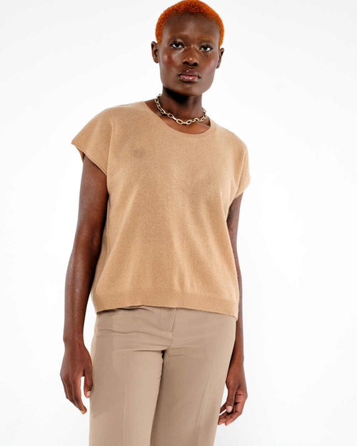 Louise Sweater - Camel - Woman - Absolut Cashmere - The Bradery
