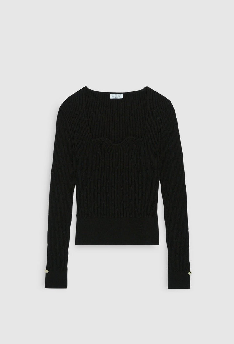 Maria Sweater - Black - Claudie Pierlot - The Bradery