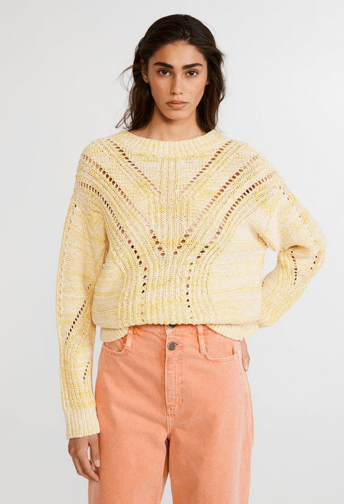 Claudie Pierlot Jersey Martelle - Limón - - The Bradery