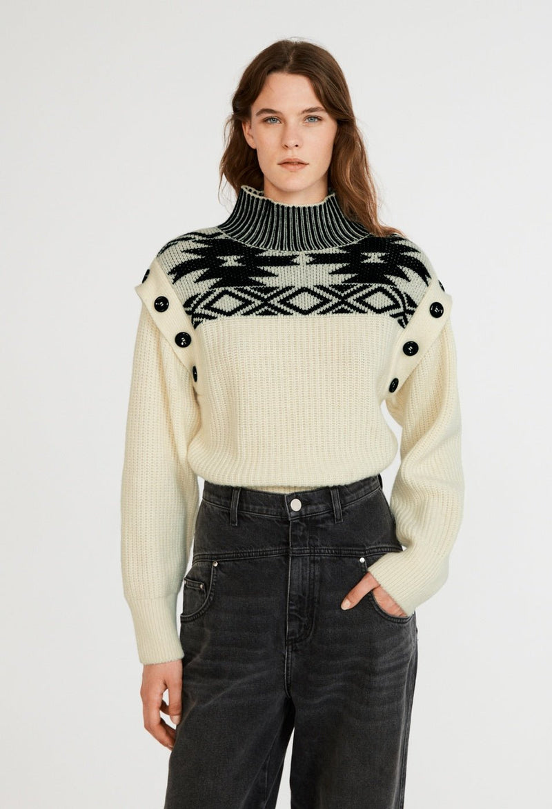 Moldavia Sweater - Two-tone - Claudie Pierlot - The Bradery