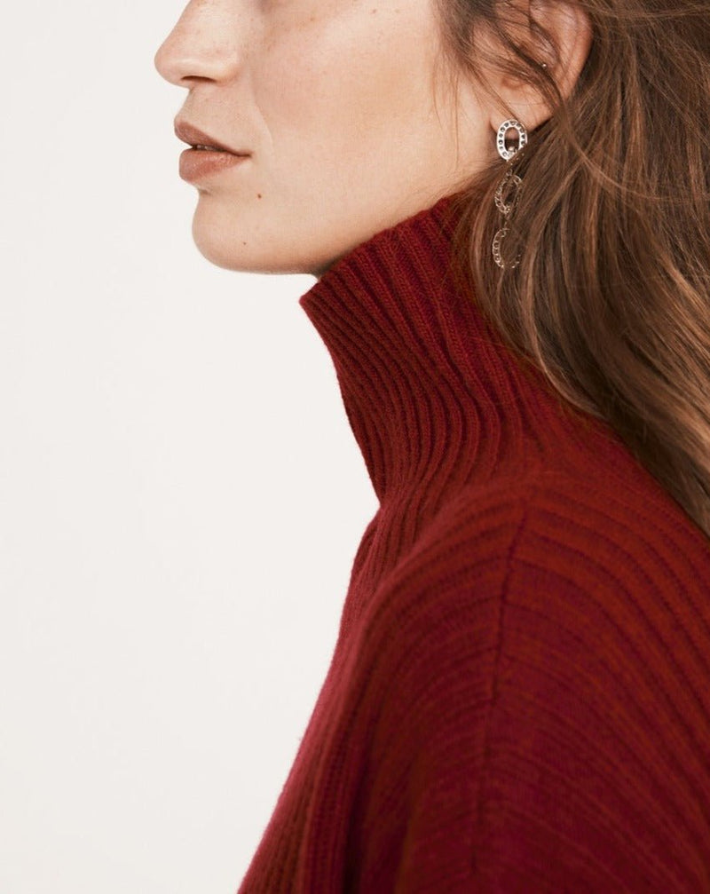 Pull Monsieur - Vermillon - Claudie Pierlot - The Bradery