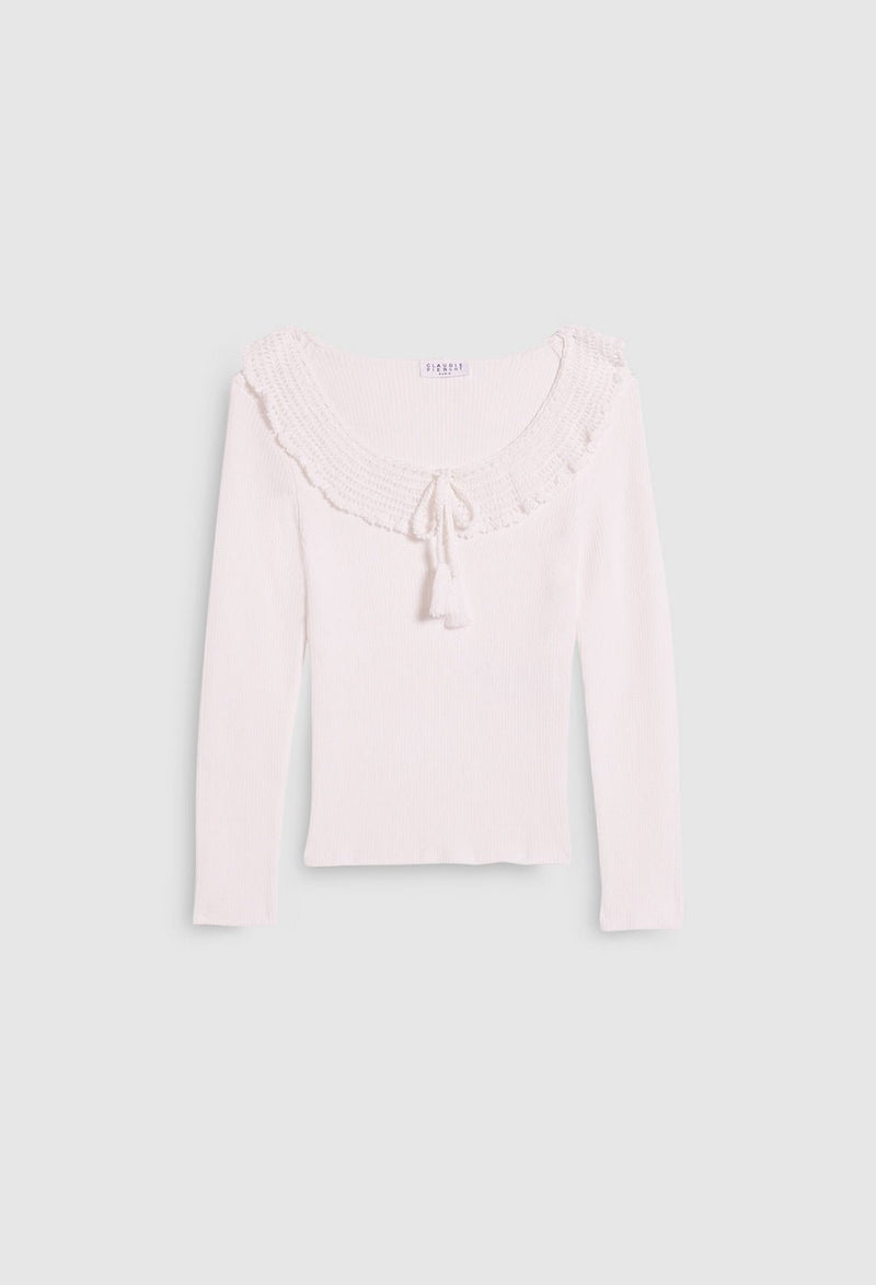 Pull Mousse - Ecru - Claudie Pierlot - The Bradery