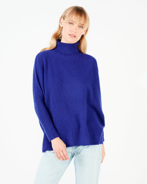 Clara Oversize Sweater - Ultramarine - Woman - Absolut Cashmere - The Bradery