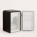 Retro Fridge 107L - Refrigerator - Black