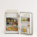 Nevera Retro 48L - Nevera Retro - Tiradores Plata Blanco Roto