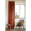 Cortina regulable + anilla lino lavado SOLINE Paprika - L'Effet Papillon - The Bradery