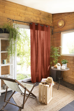 Kala Terracotta Curtain - L'Effet Papillon - The Bradery