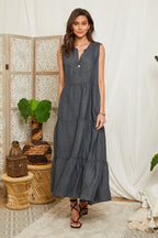 Vestido Antracita - Mujer VESTIDOS y FALDAS Around Linen