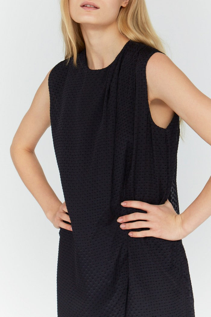 Robe Around Cut Yarn - Charbon