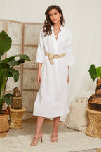 Robe Blanc - Femme ROBES & JUPES Autour Du Lin