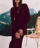 Robe Blanca Ollie - Bordeaux - Modetrotter - The Bradery