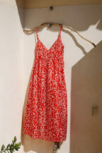 Vestido Byron Bamboo - Rojo Lipstick