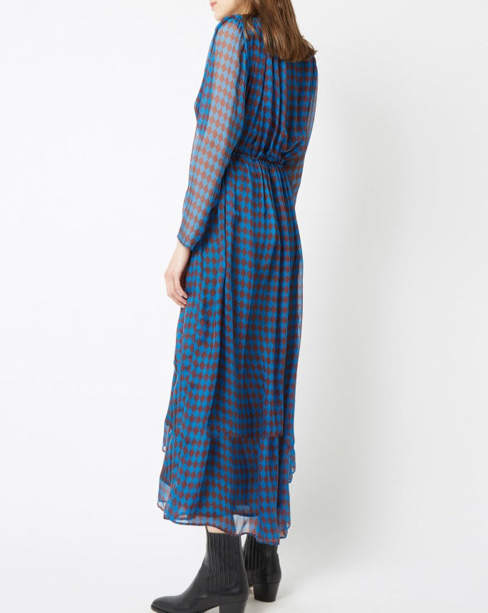 Caroline Monaco Dress - Bleu Roy