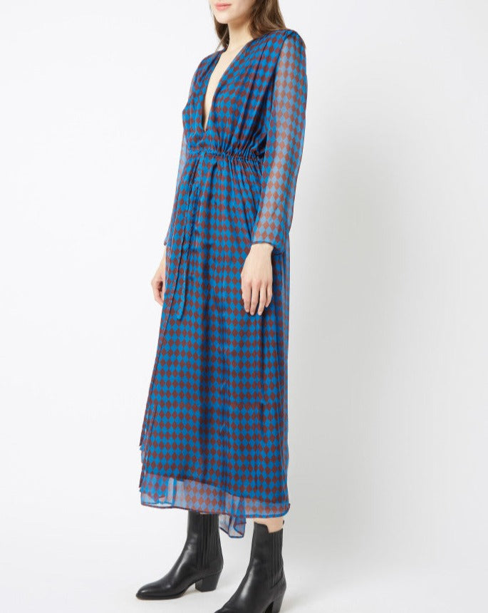 Caroline Monaco Dress - Bleu Roy
