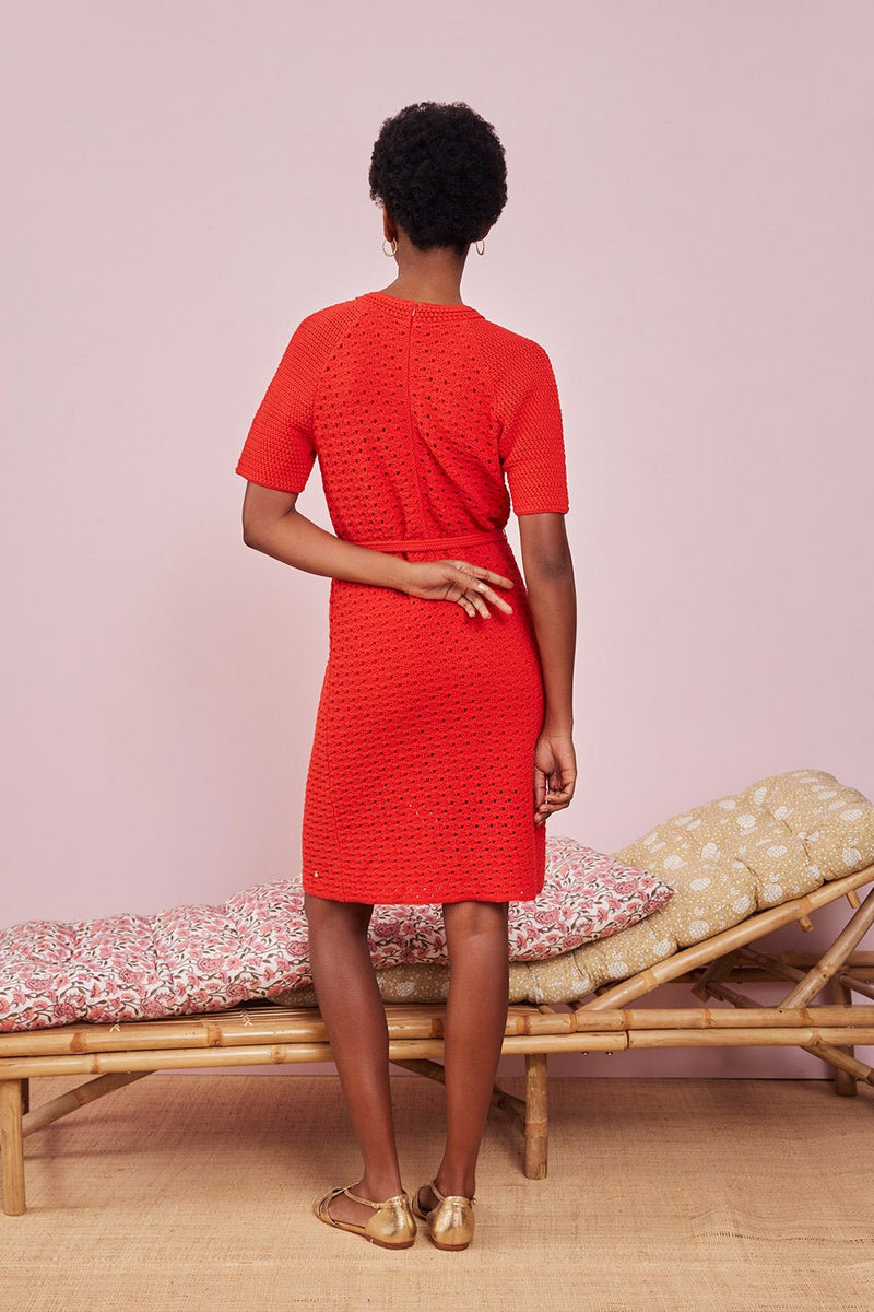 Vestido Dorette - Hibisco - Des Petits Hauts - The Bradery