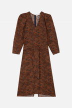 Drummer Landscape Dress - Caramel