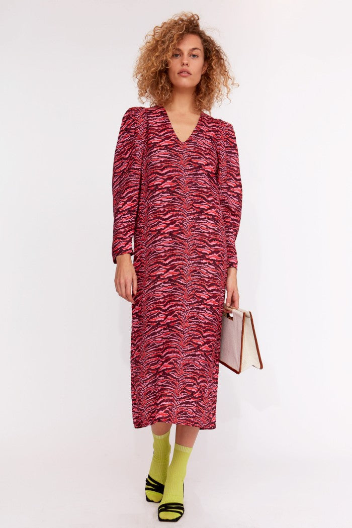Drummer Landscape Dress - Caramel
