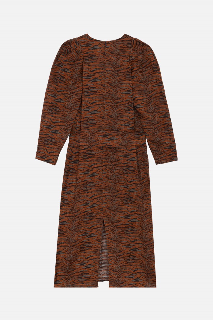 Drummer Landscape Dress - Caramel