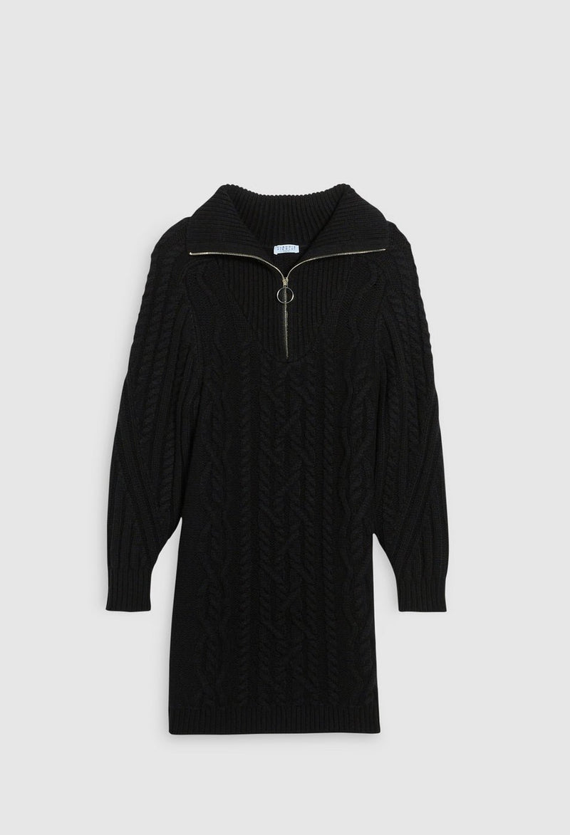 Mamma Mesh Dress - Black - Claudie Pierlot - The Bradery