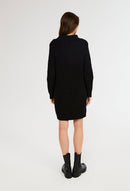 Claudie Pierlot Vestido de punto Mamma - Negro - - The Bradery