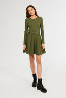 Maud Bis Mesh Dress - Lichen - Claudie Pierlot - The Bradery