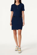 Meona Mesh Dress - Navy - Claudie Pierlot - The Bradery