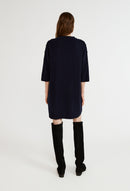 Claudie Pierlot Vestido de punto Miprima - Azul marino - - The Bradery