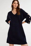 Miprima Mesh Dress - Navy - Claudie Pierlot - The Bradery