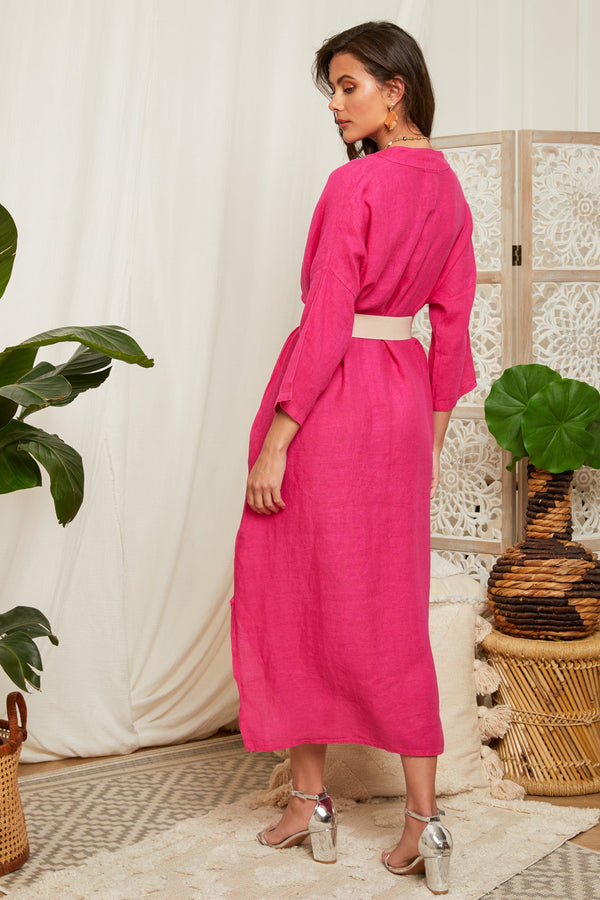 Robe Fuschia - Femme ROBES & JUPES Autour Du Lin