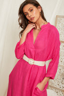 Robe Fuschia - Femme ROBES & JUPES Autour Du Lin