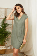 Robe Kaki - Femme ROBES & JUPES Autour Du Lin
