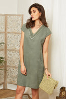 Robe Kaki - Femme ROBES & JUPES Autour Du Lin