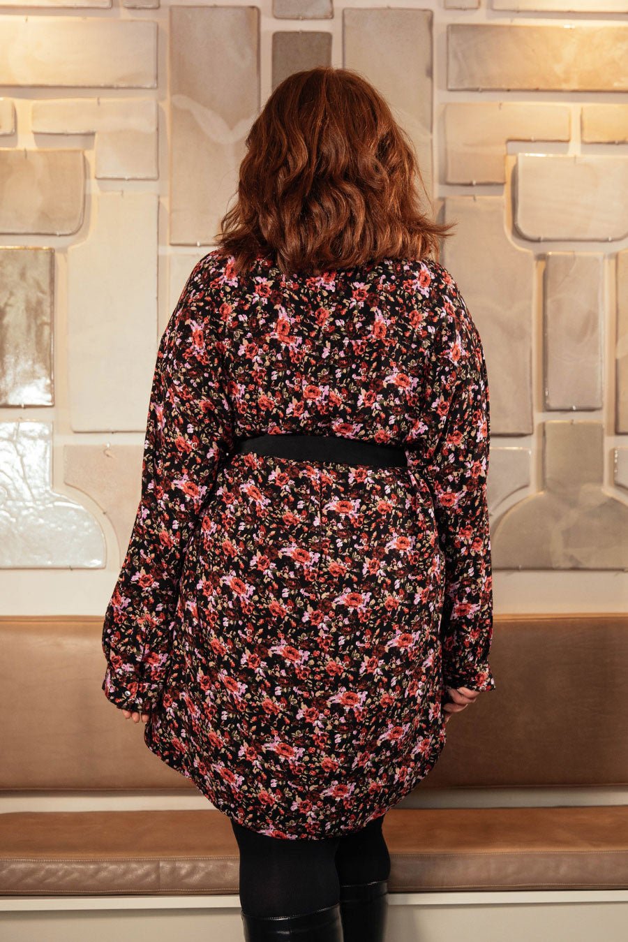 Robe Lison Fleur Rouge - Saaj Paris - The Bradery