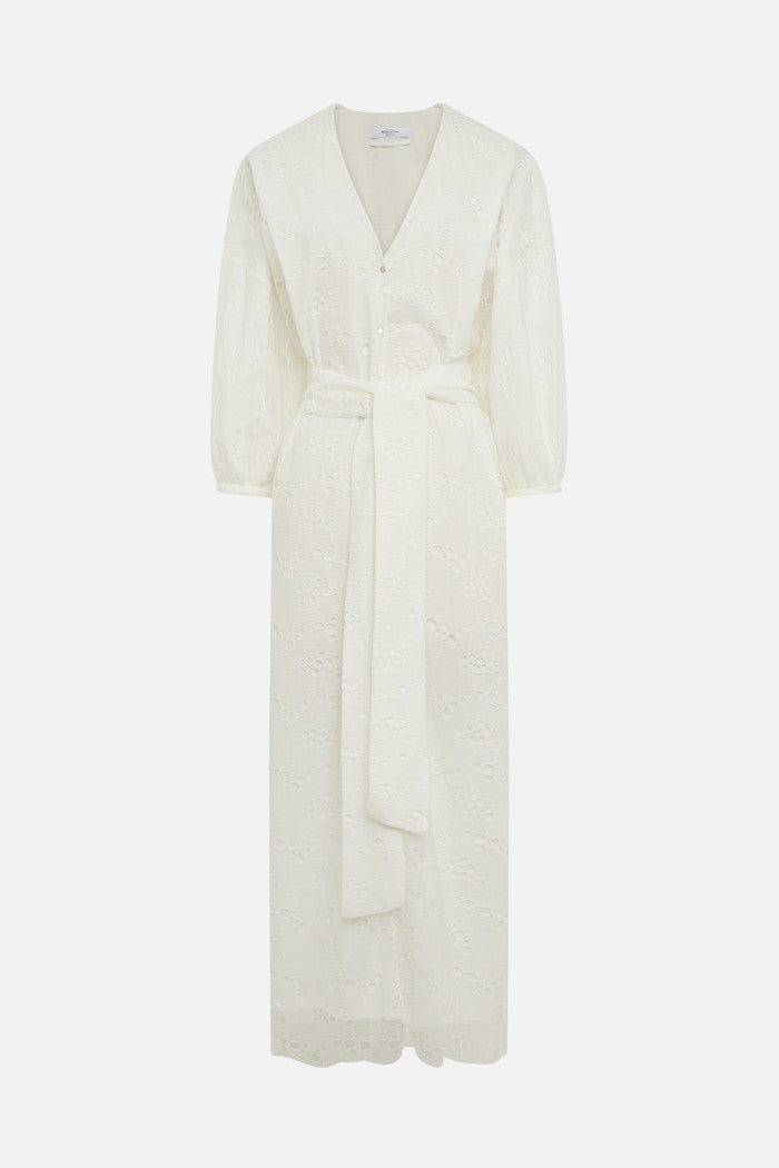 Vestido Largo Debbie Bulle - Off White