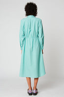 Long Cotton Poplin Dress Trapeze Cut - Paul & Joe - Paul & Joe* - The Bradery