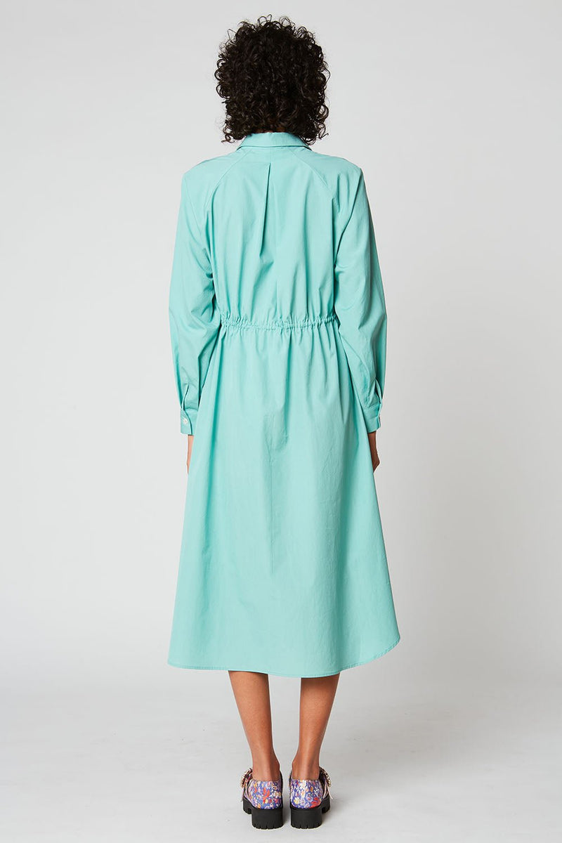 Long Cotton Poplin Dress Trapeze Cut - Paul & Joe - Paul & Joe* - The Bradery