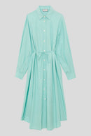 Long Cotton Poplin Dress Trapeze Cut - Paul & Joe - Paul & Joe* - The Bradery
