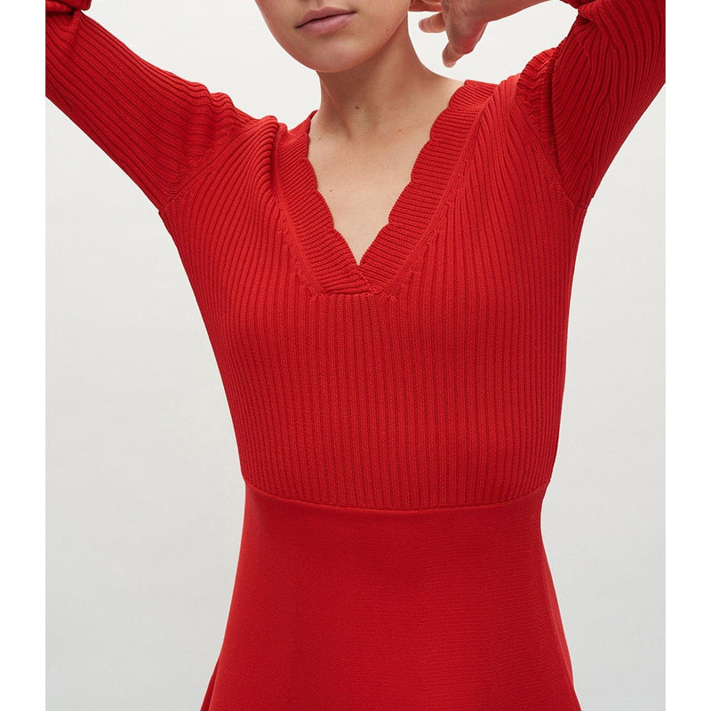 Claudie Pierlot Vestido Maina - Rojo - - The Bradery