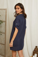 Robe Marine - Femme ROBES & JUPES Autour Du Lin