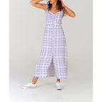 Checkered Midi Dress - Lavender - Robin Collection -The Bradery