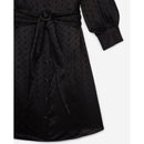 Patterned Belted Black Short Dress - Woman - The Kooples - The Bradery